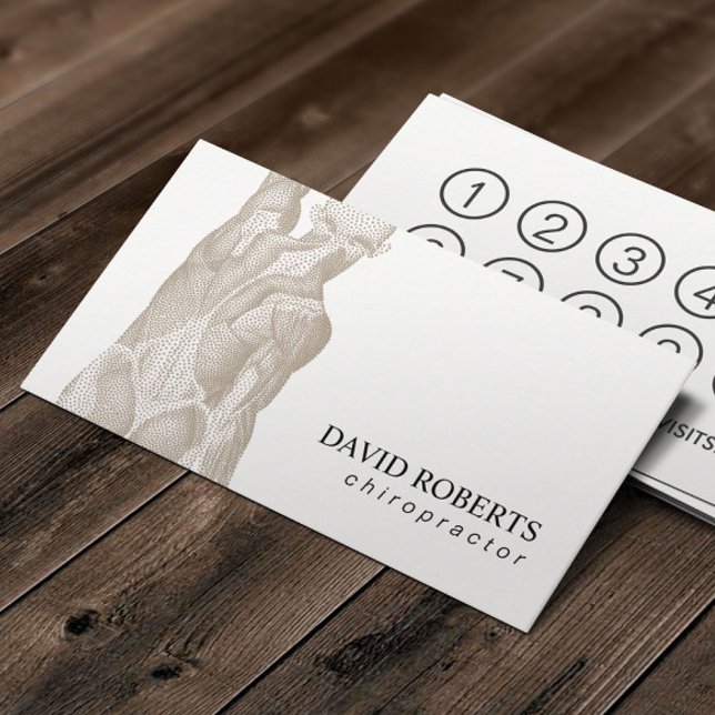 Tarjeta De Fidelización Quiropráctico Quiropráctico Terapia de Masaje Leal (Subido por el creador)