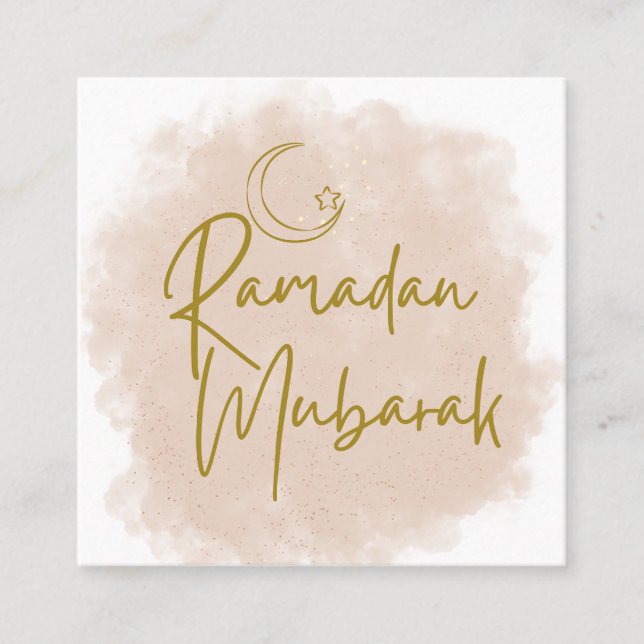 Tarjeta De Fidelización Ramadan mubarak (Anverso)