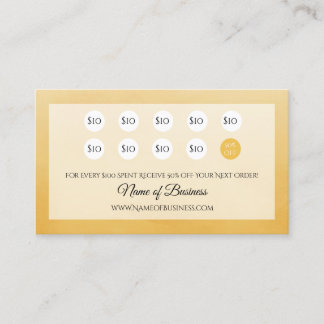 Tarjeta De Fidelización Recompensas profesionales simples de fidelidad de