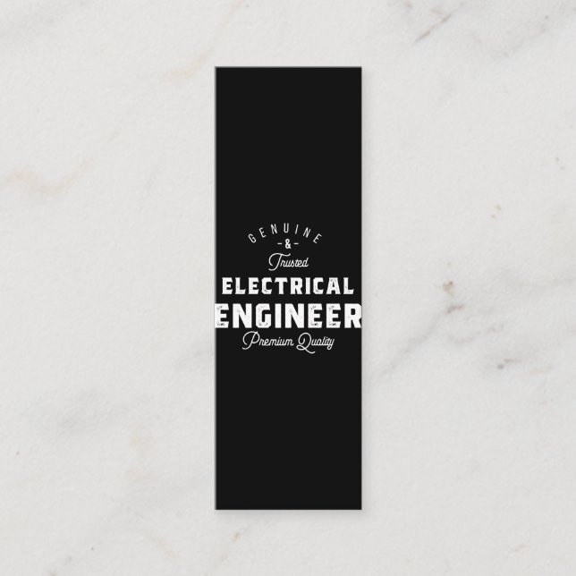 Tarjeta De Fidelización Regalo para Ingeniero Eléctrico (Anverso)