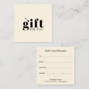 Tarjeta De Fidelización Regalo Promocional para Salón de Negocios