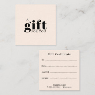Tarjeta De Fidelización Regalo Promocional para Salón de Negocios