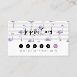 Tarjeta De Fidelización Rosa de lujo clásico blanco