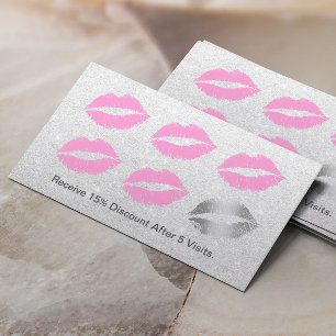 Tarjeta De Fidelización Sacador de plata moderno de la lealtad del