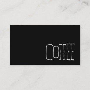 Tarjeta De Fidelización Sacador oscuro occidental simple del café de la