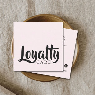 Tarjeta De Fidelización Salón de belleza Minimalista moderno