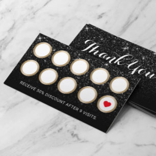 Tarjeta de fidelización   Salón de belleza moderno