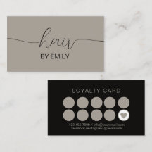Salón de belleza Taupe Minimalista