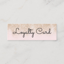 Tarjeta De Fidelización Salón Moderno Elegante De Belleza Blanca