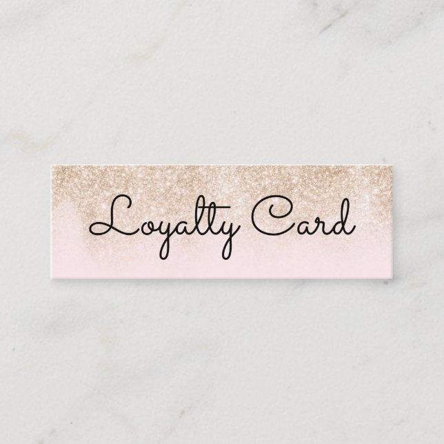 Tarjeta De Fidelización Salón Moderno Elegante De Belleza Blanca (Anverso)