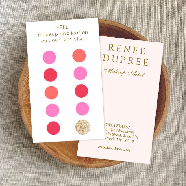 Tarjeta De Fidelización Salón Nail 10 Punch Lealtad del Cliente (Subido por el creador)