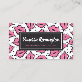 Tarjeta De Fidelización Sello de fidelidad de distribuidor de lápiz labial