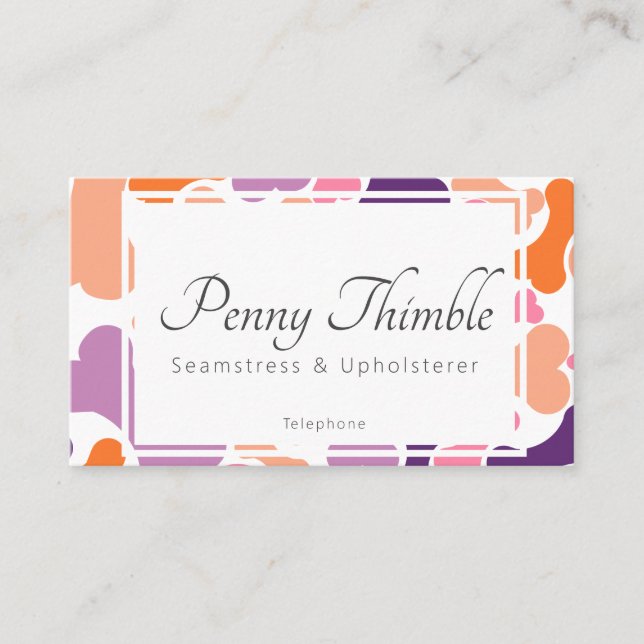 Tarjeta De Fidelización servicios de mascota de huesos de perro (Anverso)