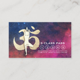 Tarjeta De Fidelización Símbolo OM del árbol de paso de clase de lealtad d