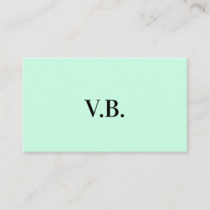 Tarjeta De Fidelización Simple agregar texto de nombre monograma de color