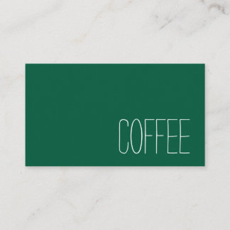 Tarjeta De Fidelización Simple Stymie Word Dark Loyalty Coffee Punch-Card