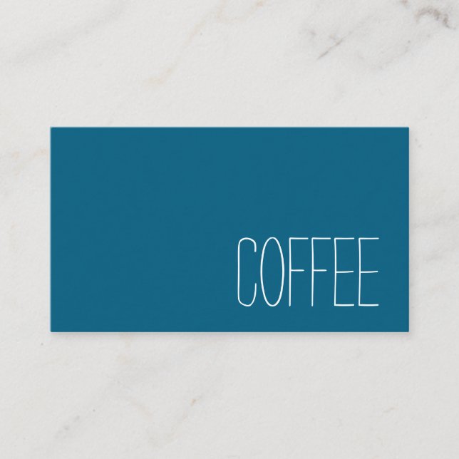 Tarjeta De Fidelización Simple Stymie Word Dark Loyalty Coffee Punch-Card (Anverso)