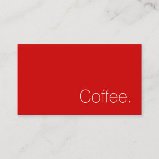 Tarjeta De Fidelización Simple Swiss Word Dark Loyalty Coffee Punch-Card