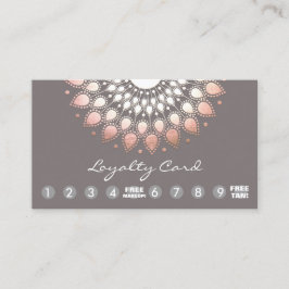 Tarjeta De Fidelización Spray Tan y Makeup Loyalty 10 Punch