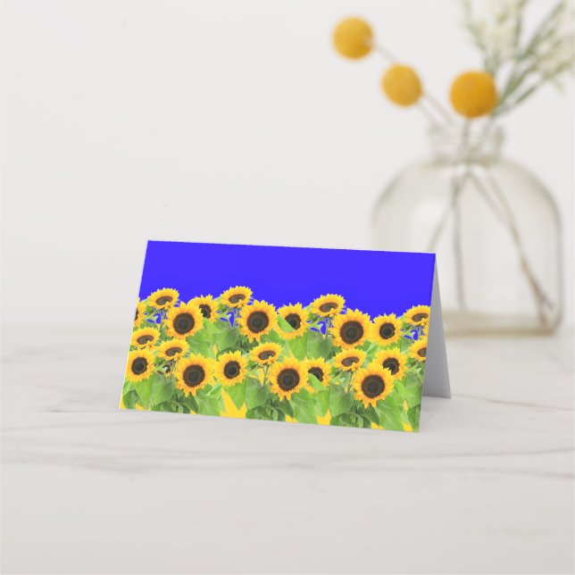 Tarjeta De Fidelización Sunflowers - Ucrania, bandera ucraniana, Libertad  (Anverso)