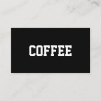 Superestrella simple del café del texto centrada