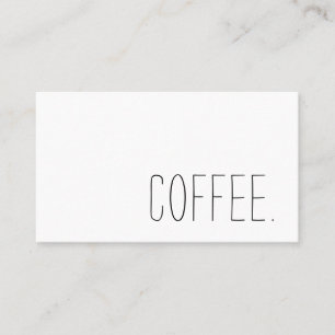 Tarjeta De Fidelización Tapón simple de fidelidad en la cafetería