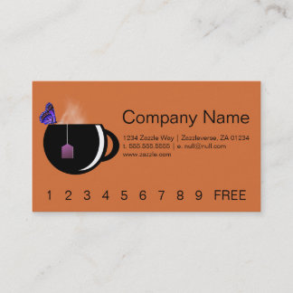 Tarjeta De Fidelización Té mariposa