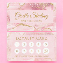 Técnico de Uñas Mármol Agata Rosa Dorado
