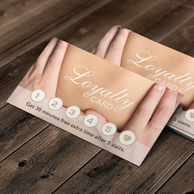Tarjeta De Fidelización Terapia de Masaje Lealtad Terapéutica Profesional (Subido por el creador)