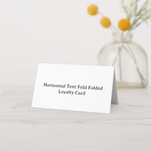 Tarjeta De Fidelización Toldo Plegable Horizontal Personalizado Plegado
