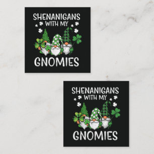 Tarjeta De Fidelización Travesuras del Día de San Patricio con Gnomies Gno