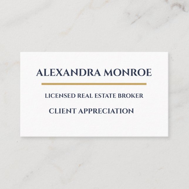 Tarjeta De Fidelización Ultra-Modern Real Estate Client Appreciation  (Anverso)