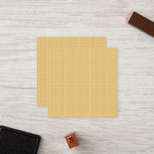 Tarjeta De Fidelización un fondo naranja y amarillo con círculos