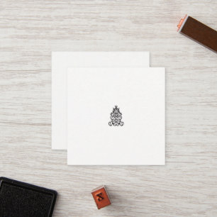 Tarjeta De Fidelización una imagen en blanco y negro de un diseño ornament