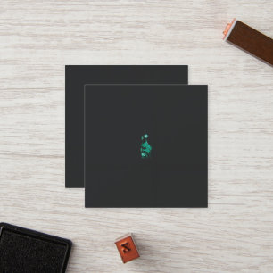 Tarjeta De Fidelización una pintura de una flor y un pez sobre una espalda