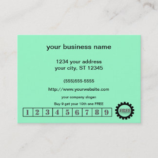 Tarjeta De Fidelización Venta promocional de lealtad al cliente