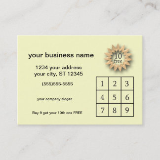 Tarjeta De Fidelización Venta promocional de lealtad al cliente