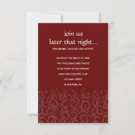Tarjeta de fiesta de Bar Mitzvah con diseño tribal