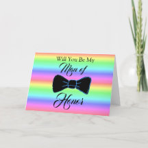 Tarjeta de fiesta de boda de propuesta de hombre d
