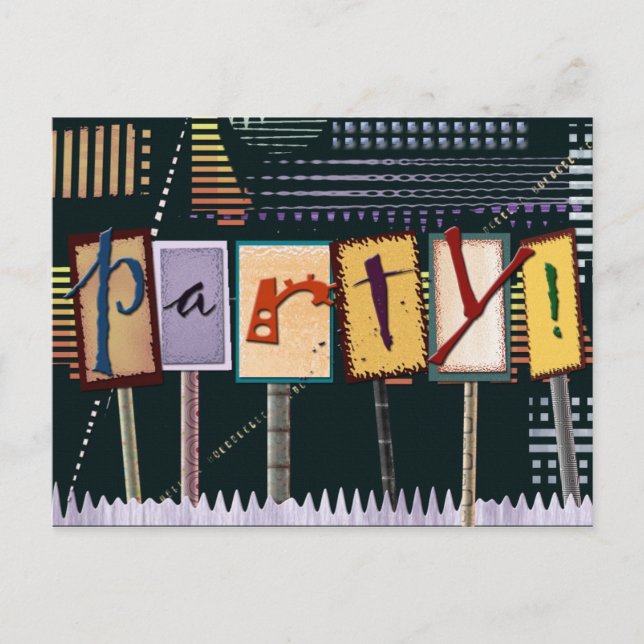 Tarjeta de fiesta de cumpleaños (Anverso)