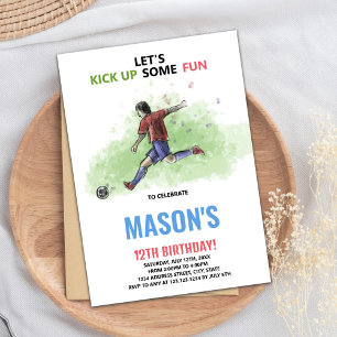 Tarjeta de Fiesta de Deportes de Acción para Niños