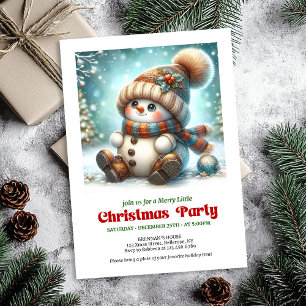 Tarjeta de fiesta de descarga digital de muñeco de