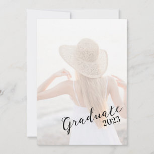 Tarjeta de fiesta de graduación de la clase de 202