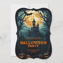 Tarjeta de fiesta de Halloween
