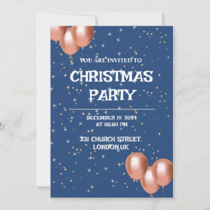 TARJETA DE FIESTA DE NAVIDAD