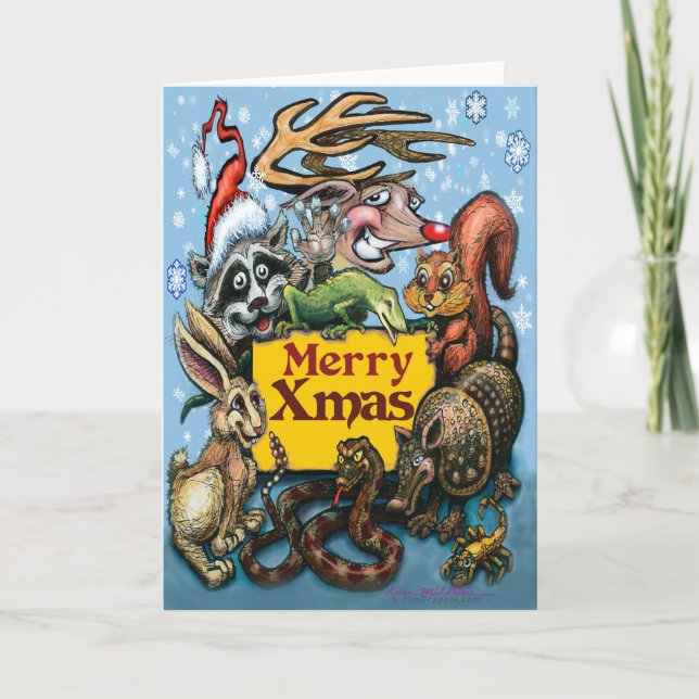 Tarjeta de Fiesta de Navidad (Anverso)