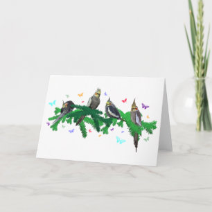 Tarjeta de fiesta de ninfas