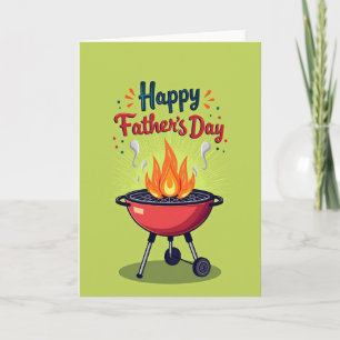 Tarjeta de Fiesta del Día del Padre al Aire Libre