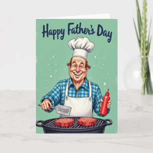Tarjeta de Fiesta del Día del Padre para Chef