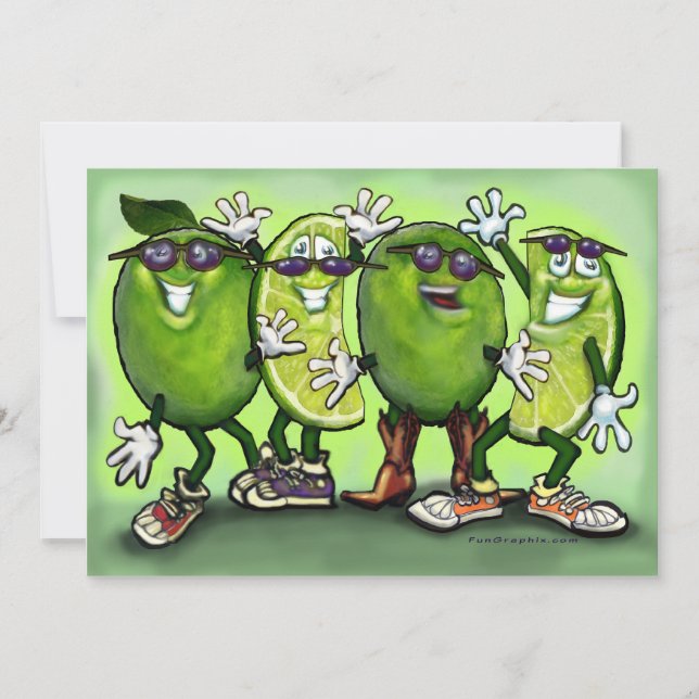Tarjeta de Fiesta Lime (Anverso)